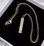 Secret Love Message Pendant Necklace