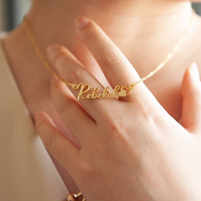 Custom Arabic Name Necklace – Personalized Calligraphy15