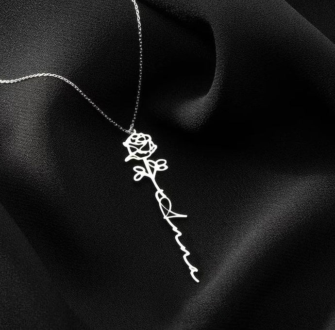 Custom Arabic Name Necklace – Personalized Calligraphy16