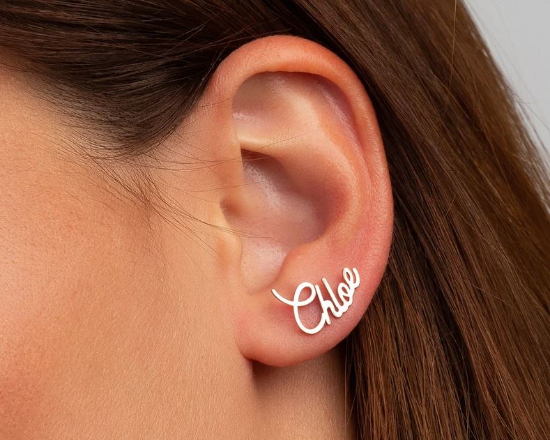 Custom Arabic Name Earring