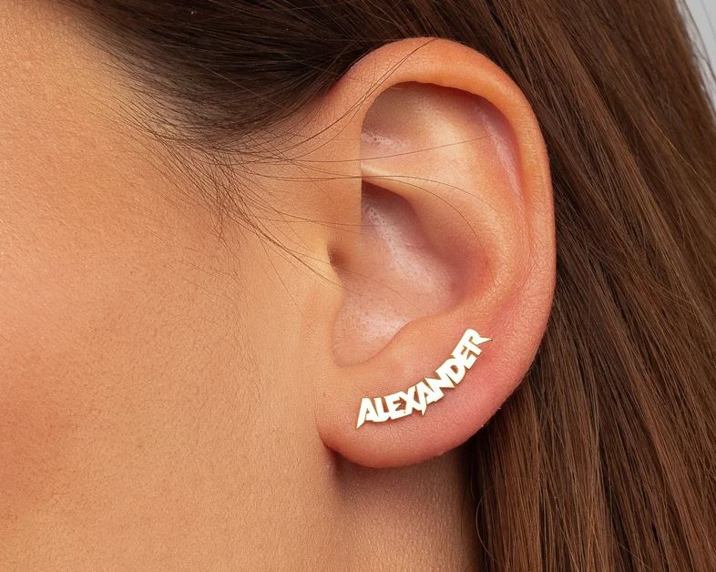 Custom Arabic Name Earring