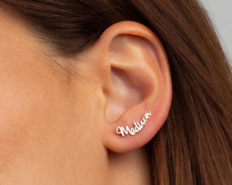 Custom Arabic Name Earring