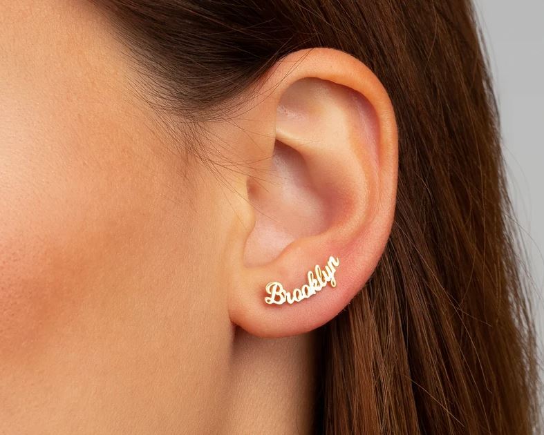 Custom Arabic Name Earring