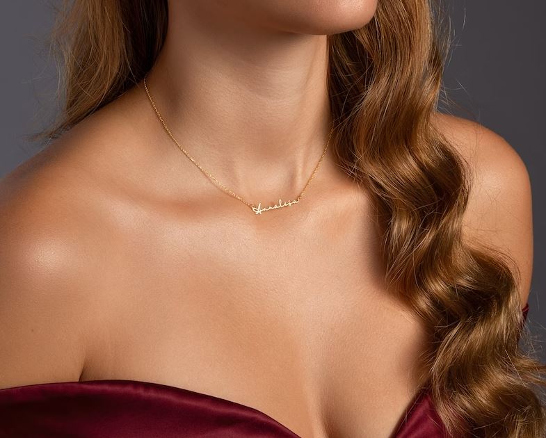 Custom Arabic Name Necklace – Personalized Calligraphy17