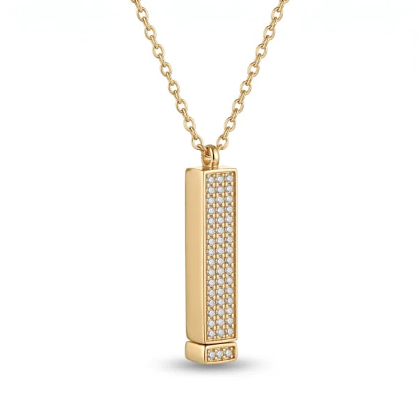 Secret Love Message Pendant Necklace