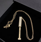 Secret Love Message Pendant Necklace