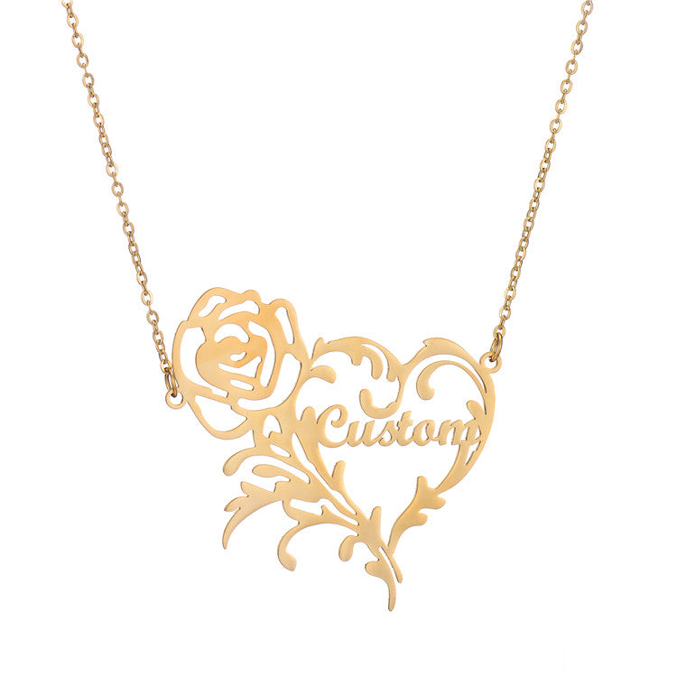 Custom Arabic Name Necklace – Personalized Calligraphy 23