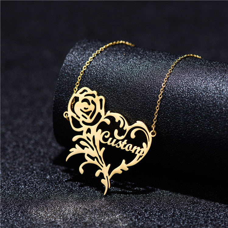 Custom Arabic Name Necklace – Personalized Calligraphy 23