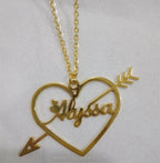 Custom Arabic Name Necklace – Personalized Calligraphy 24