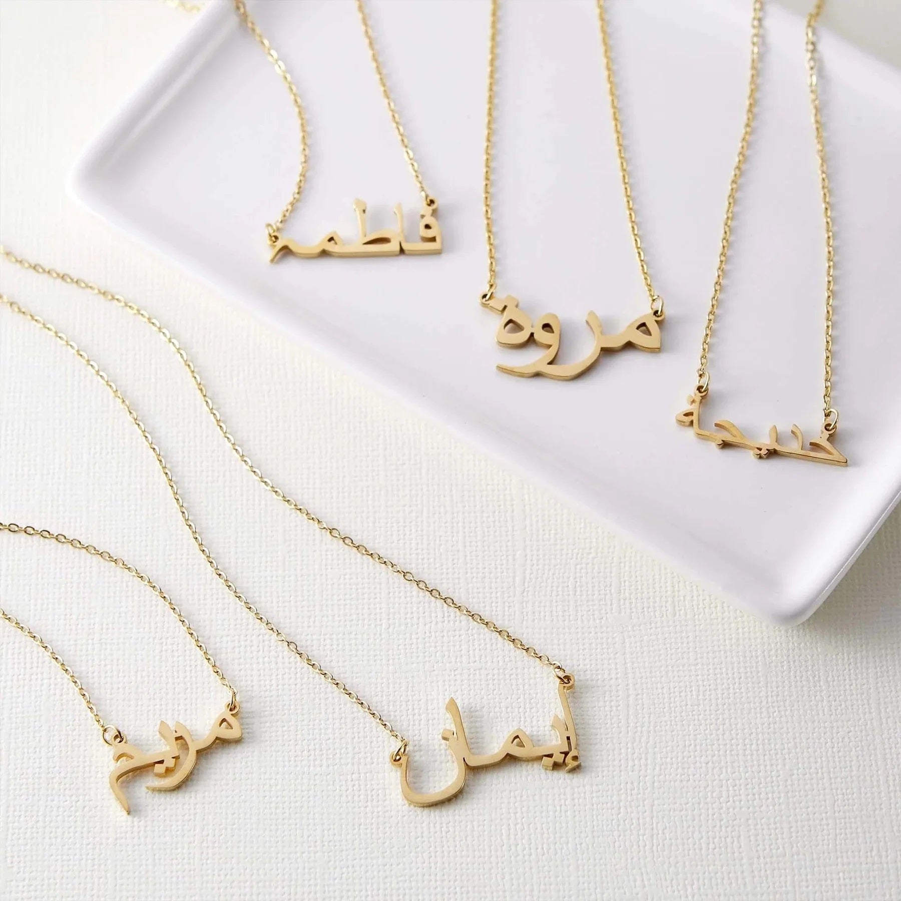 Custom Arabic Name Necklace – Personalized Calligraphy 25 (Copy) (Copy)