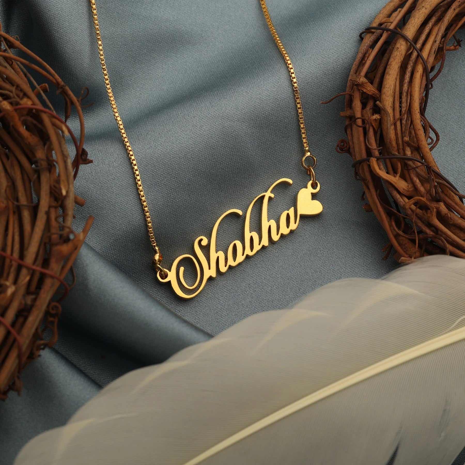 Custom Arabic Name Necklace – Personalized Calligraphy 26