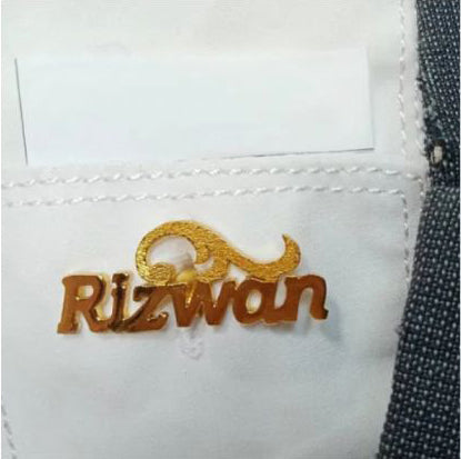 24K Gold Plated Customized Name Cufflinks Best for Gift