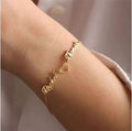 24K Gold Plated Customized Name Bracelet Best for Gift
