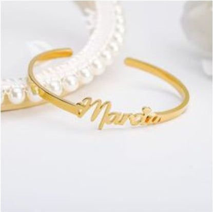 24K Gold Plated Customized Name Bracelet Best for Gift
