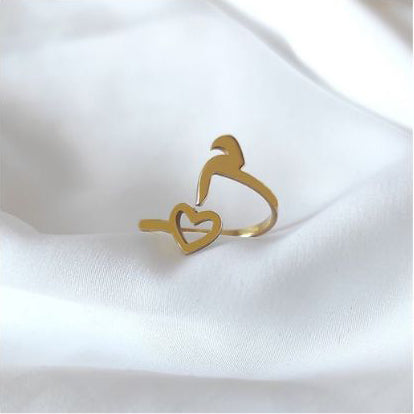 24K Gold Plated Customized Name Ring Best for Gift